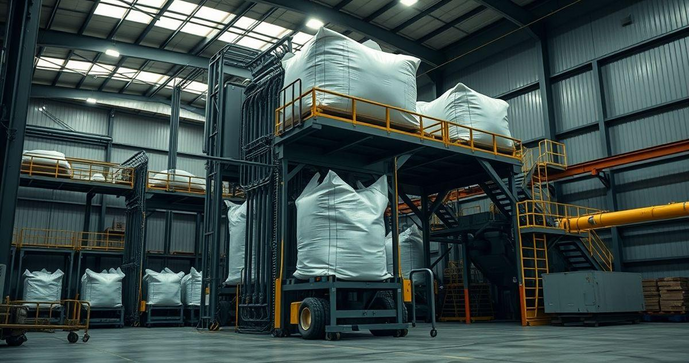 Descarregador De Big Bag: Segurança E Velocidade Descarregador De Big Bag: Segurança E Velocidade