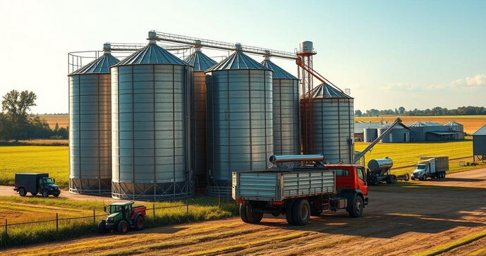 Descarregadores de silo para otimizar sua produção agrícola